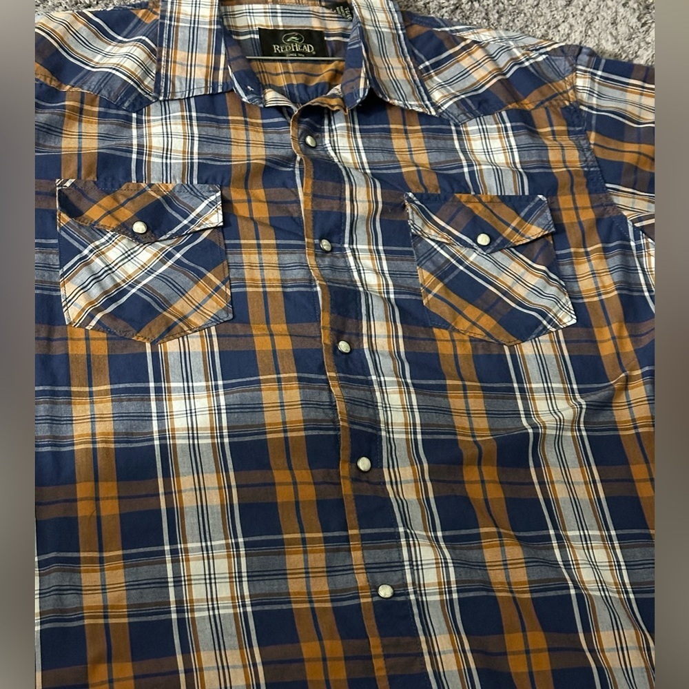 RedHead Ranch Kennedale Plaid Long-Sleeve Shirt for Men Size XL - Picture 4 of 7